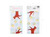 Paper Tablecloth Checkered with Horses, mix, 180x120 cm