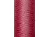 Tulle Plain, deep red, 0.3 x 9m