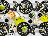 Paper plates Gamepads, 23x23 cm, mix (1 pkt / 6 pc.)