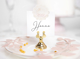 Place card holder, gold, 4cm