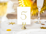 Place card holder, gold, 4cm