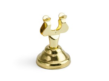 Place card holder, gold, 4cm