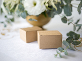 Boxes, kraft, 6x5.5x3.5cm (1 pkt / 10 pc.)