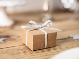 Boxes, kraft, 6x5.5x3.5cm (1 pkt / 10 pc.)