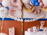Banner Happy Birthday Cats, 2.8 m, mix