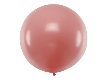 Round balloon 1 m, Pastel Wild Rose