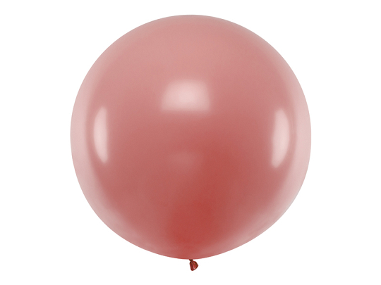 Round balloon 1 m, Pastel Wild Rose