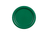 Paper Plates, dark green, 18 cm (1 pkt / 6 pc.)