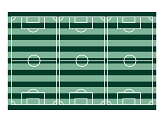 Football Field Tablecloth, 120x180cm, mix