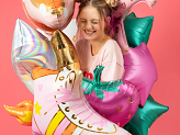 Foil balloon Roller Skate, 74x51cm, mix