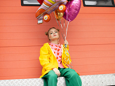 Foil balloon Roller Skate, 74x51cm, mix