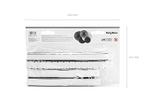 Decorative Rosettes, Black&White, mix (1 pkt / 5 pc.)
