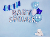 Foil Balloon Heart, 45cm, sky-blue