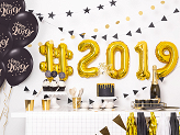 Foil Balloon #, 35cm, gold