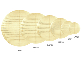 Paper lantern, cream, 25cm