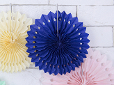 Decorative Rosettes, Navy Blue, 20-30cm (1 pkt / 3 pc.)