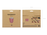 Boxes for popcorn, mix, 7x7x12.5cm (1 pkt / 6 pc.)