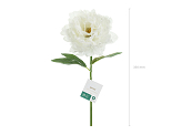 Artificial flower- Peony, 35 cm, white