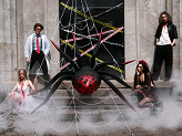 Spider Web Decoration, white, 5x4m