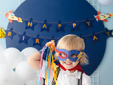 Banner Happy Birthday Airplanes, 2.5 m, mix