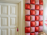 Foil balloon curtain double-sided Square, pink-red, 35 x 35 cm (1 pkt / 4 pc.)