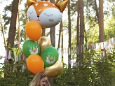 Foil Balloon Deer, 73x64cm, mix