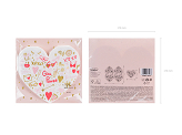 Napkins Heart, mix, 16x15cm (1 pkt / 20 pc.)
