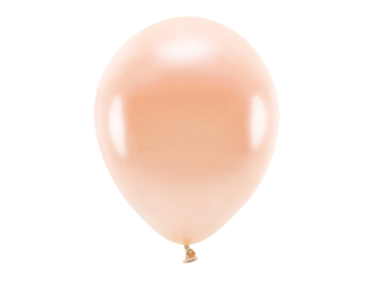 Eco Balloons 30cm metallic, peach (1 pkt / 10 pc.)