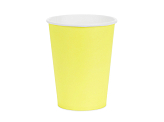 Paper Cups, yellow, 250ml (1 pkt / 6 pc.)