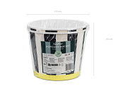 Snack Buckets Stripes, 14 cm, mix (1 pkt / 2 pc.)