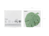 Napkins Monstera leaf, 29.1x36 cm, green (1 pkt / 12 pc.)