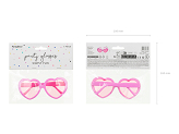 Glasses Hearts, pink