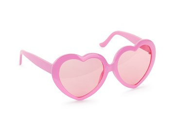 Glasses Hearts, pink