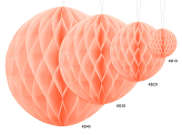 Honeycomb Ball, light peach, 20cm