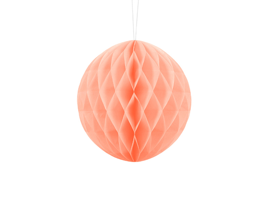 Honeycomb Ball, light peach, 20cm