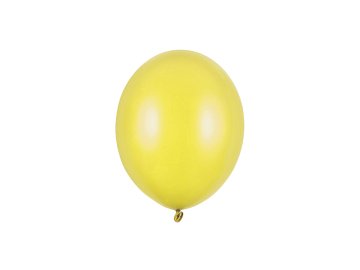 Strong Balloons 12cm, Metallic Lemon Zest (1 pkt / 100 pc.)