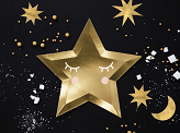 Plates Little Star - Star, golden, 27cm (1 pkt / 6 pc.)