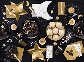 Plates Little Star - Star, golden, 27cm (1 pkt / 6 pc.)