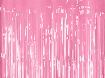 Party curtain, light pink, 100x200cm