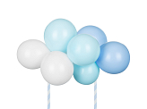 Balloon cake topper, blue, 29 cm