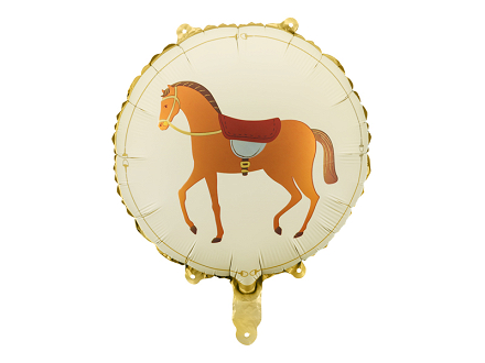 Foil Balloon Horse, 45 cm, mix
