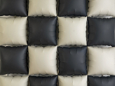 Foil balloon curtain double-sided Square, black-beige, 35 x 35 cm (1 pkt / 4 pc.)
