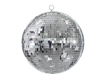 Disco mirror ball, silver, 40 cm