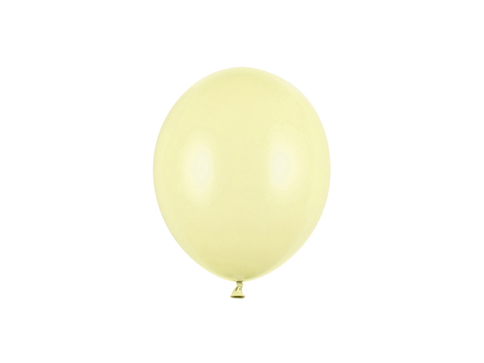 Strong Balloons 12cm, Pastel Light Yellow (1 pkt / 100 pc.)