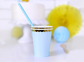 Cups, light blue, 220ml (1 pkt / 6 pc.)