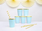 Cups, light blue, 220ml (1 pkt / 6 pc.)