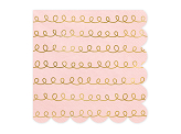 Napkins Tracing Patterns, light powder pink, 32x32cm (1 pkt / 20 pc.)