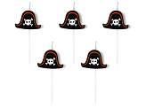 Birtday candles Pirates Party, 2cm (1 pkt / 5 pc.)
