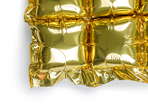 Foil balloon curtain, Gold, 72x143 cm