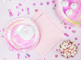 Napkins, 3 layers, light powder pink, 33x33cm (1 pkt / 20 pc.)